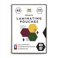 Laminatory - FOLIA LAMINACYJNA Do Laminowania A3 80MIC 100ark - miniaturka - grafika 1