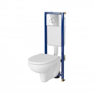 Stelaże i zestawy podtynkowe do WC - CERSANIT S701-689 SET B679 TECH LINE BASE CERSANIA SO PP WO KÓŁKO CHROM BŁYSK - miniaturka - grafika 1