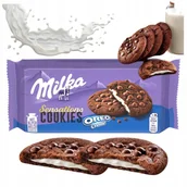 Ciastka - Ciastka Milka Sensation Inside Oreo Kruche z Nadzieniem Czekoladowym 156g - miniaturka - grafika 1
