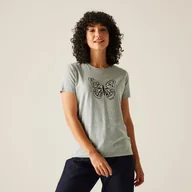 Koszulki i topy damskie - Regatta Koszulka damska Filandra VX Szary, Cotton, Rozmiar: 48 - miniaturka - grafika 1