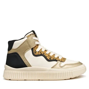 Sneakersy Geox J Laquinny J56M3B 054AJ C1M2U S Biały - Buty dla dziewczynek - miniaturka - grafika 1