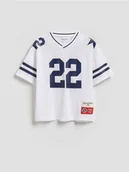 Koszulki dla chłopców - Reserved - T-shirt z nadrukiem - biały - miniaturka - grafika 1