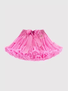 Sukienki i spódniczki dla dziewczynek - LaVashka Spódnica tiulowa 44 Różowy Regular Fit - grafika 1