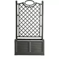 Donice - Bama Duża skrzynka z ozdobnym wspornikiem Separe antracyt, 80 x 150 x 42,5 cm - miniaturka - grafika 1