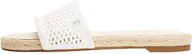 Espadryle damskie - Tommy Hilfiger Damskie płaskie sandały z dzianiny Espadryle Fw0fw08744, Biały Ecru, 39 EU - miniaturka - grafika 1