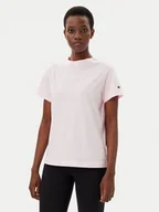 Koszulki i topy damskie - Champion T-Shirt 117650 Różowy Slim Fit - miniaturka - grafika 1
