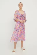 Sukienki - Billabong sukienka midi rozkloszowana - miniaturka - grafika 1