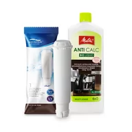 Akcesoria i części do ekspresów do kawy - Zestaw MELITTA filtr Aqualogis AL-TES46, Odkamieniacz AntiCalc 250ml - miniaturka - grafika 1