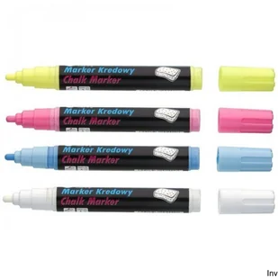 Marker Kredowy, Końcówka Ścięta 15Mm, 25G Tuszu Zielony To-290 Toma - Markery do tablic - miniaturka - grafika 1