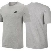 Koszulki męskie - Nike t-shirt koszulka męska sportowa szara klasyczna 827021-068 XXL - miniaturka - grafika 1