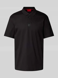 Koszulka polo z naszywką z logo model ‘Deabono’ - Koszulki męskie - miniaturka - grafika 1