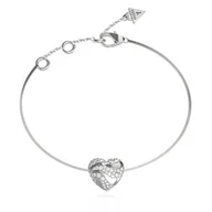 Bransoletki - Bransoletka Guess JUBB04 502JW Srebrny - miniaturka - grafika 1