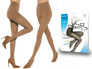 Gatta rajstopy Body Relax Medica, 20 den beige 4-L - Rajstopy - miniaturka - grafika 1
