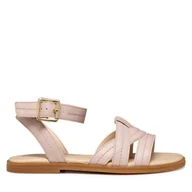 Buty dla dziewczynek - Sandały Geox Jr Karly J5535B 000BC C8172 M Różowy - miniaturka - grafika 1