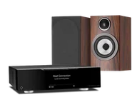 Zestawy stereo - Linn Majik DSM 2020 (czarny) + 707 S3 (mokka) - miniaturka - grafika 1