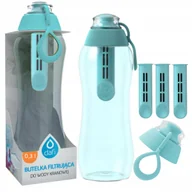 Butelki filtrujące - Zestaw 4x filtr do wody butelka Dafi Soft turkusowa 0,3l nakrętka - miniaturka - grafika 1
