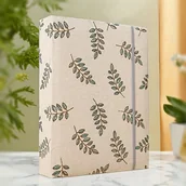 Inne - TEMU 6-calowy album fotograficzny z płótna, 200 stron, ze sznurkiem elastycznym - kreatywny album fotograficzny do domu, rodziny, par i wydarzeń - - miniaturka - grafika 1