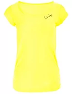 Koszulki i topy damskie - WINSHAPE WINSHAPE damski tanktop Winshape damski, super lekki, funkcjonalny t-shirt z krótkim rękawem Aet106, Winshape Slim Style Fitness joga pilates żółty żółty neonowy XX-L AET106-NEON-GELB-XXL - miniaturka - grafika 1