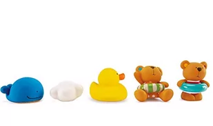 Hape Zabawki kąpielowe "Miś i przyjaciele" - Maty edukacyjne - miniaturka - grafika 1