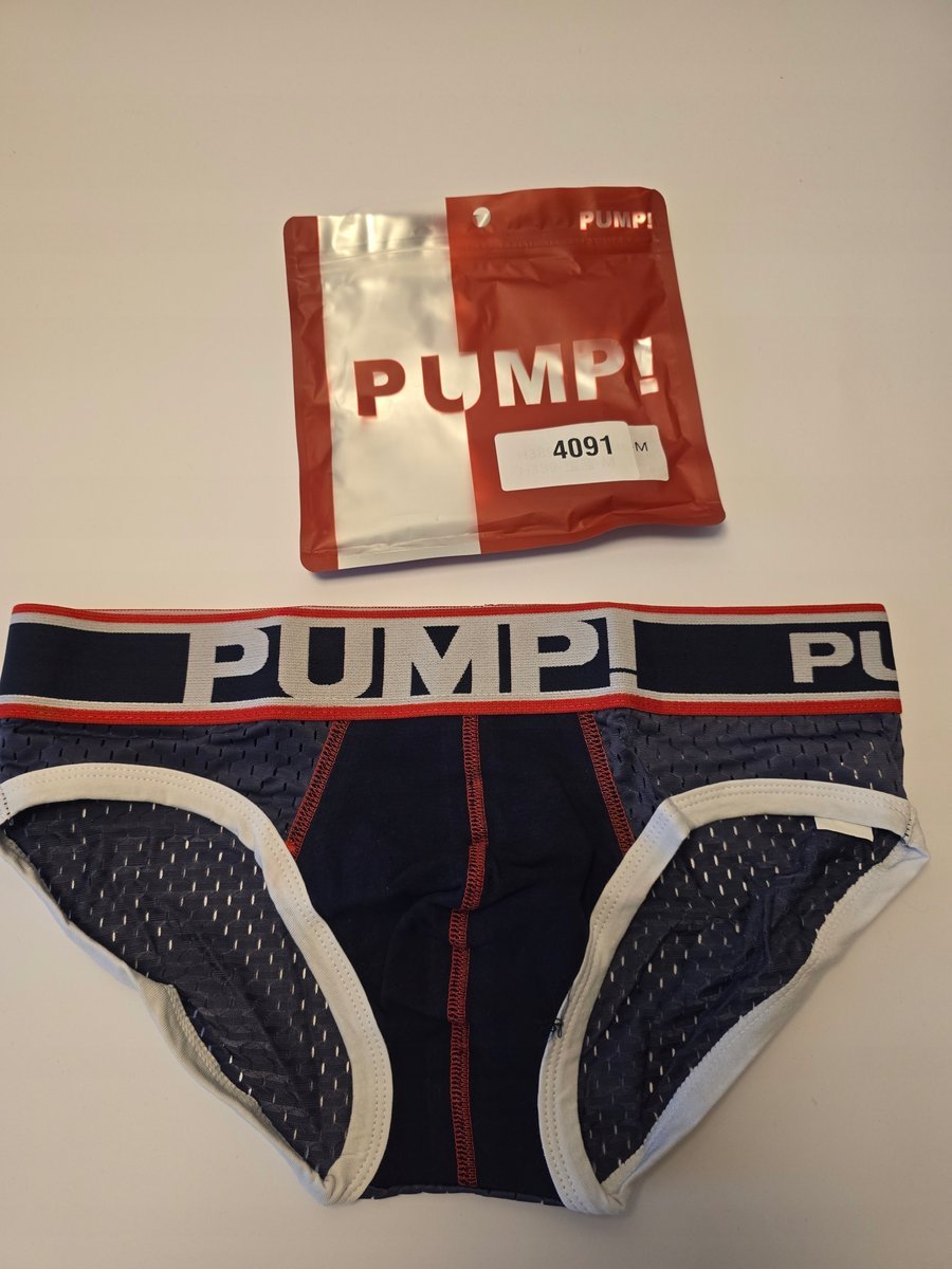 Męska bielizna, slipy marki PUMP rozmiar M, nowe majtki (4091)