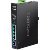 Pozostałe akcesoria sieciowe - Trendnet TI-PGM541 łącza sieciowe Gigabit Ethernet (10/100/1000) Czarny - miniaturka - grafika 1