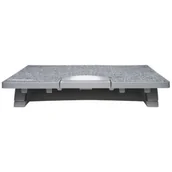 Podnóżki, podpórki, podkładki - Kensington Podnóżek Solomate Pro Elite Z Regulacją X3 530x340mm Szary 106L166 - miniaturka - grafika 1