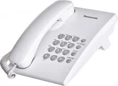 Telefony stacjonarne - Telefon stacjonarny Panasonic Telefon stacjonarny Panasonic KX-TS500PDW kolor biały - miniaturka - grafika 1