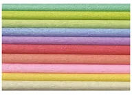 Szkolne artykuły papiernicze - INTERDRUK Bibuła marszczona mix pastelowa mini Interdruk (10) - miniaturka - grafika 1