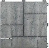 Podesty i deski tarasowe - Podest Mosaic 30 x 30 cm szary 4 szt. - miniaturka - grafika 1