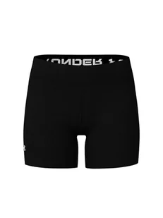 Under Armour Szorty funkcyjne w kolorze czarnym - Spodnie sportowe damskie - miniaturka - grafika 1