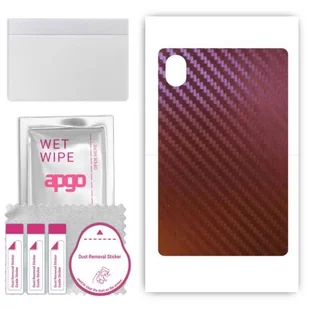 folia naklejka skórka strukturalna na TYŁ do Umidigi G1 Tab Mini - Carbon Kameleon CAKA5 - apgo SKINS - Akcesoria do tabletów i e-booków - miniaturka - grafika 1