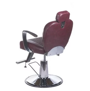 Fotel barberski OLAF BH-3273 Wiśniowy - Fotele fryzjerskie - miniaturka - grafika 2