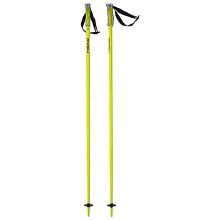 HEAD Unisex – kijki narciarskie dla dorosłych Multi Neon Yellow Black, czarny/neonowy żółty, 135 - Kijki narciarskie - miniaturka - grafika 1