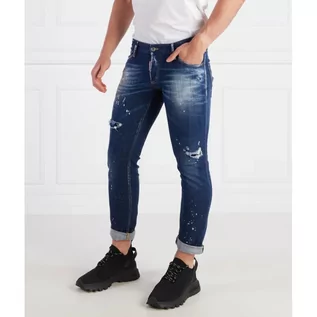 Spodnie męskie - Dsquared2 Jeansy SEXY DEAN JEAN | Slim Fit - grafika 1