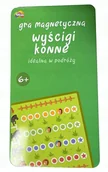 Układanki dla dzieci - Podróżna Gra Magnetyczna Wyścigi Konne 4Kidz - miniaturka - grafika 1