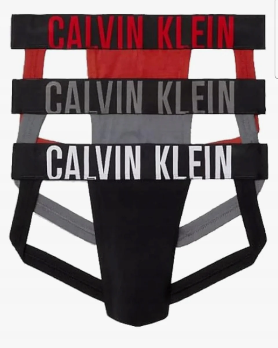 Calvin Klein Jock Strap Majtki 3-PACK 3 sztuki rozmiar M