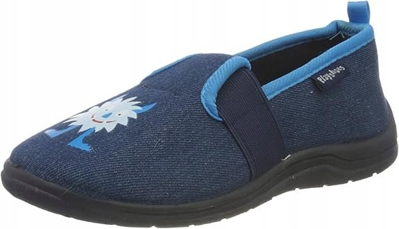 PLAYSHOES KAPCIE DZIECIĘCE NIEBIESKIE WSUWANE 22-23 1JRJ