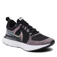 Buty sportowe damskie - Nike Buty React Infinity Run FK 2 Bt DD6790 001 Black/Multi/Color/Pink Blast - miniaturka - grafika 1