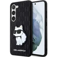 Etui i futerały do telefonów - Karl Lagerfeld KLHCS23MSAKLHCPK S23+ S916 hardcase czarny/black Saffiano Monogram Choupette - miniaturka - grafika 1