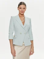 Marynarki i żakiety damskie - Elisabetta Franchi Marynarka GI-T61-41E2-V580 Turkusowy Regular Fit - miniaturka - grafika 1