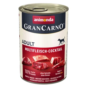 Animonda GranCarno Dorosłe Koktajl Mięsny 400g 1112 - Mokra karma dla psów - miniaturka - grafika 6