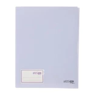 Album ofertowy Strigo A4 20 koszulek liliowy - Teczki i skoroszyty - miniaturka - grafika 1