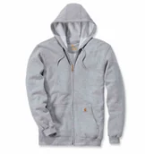 Bluzy męskie - Bluza Carhartt Midweight Hooded ZIP Grey M - miniaturka - grafika 1