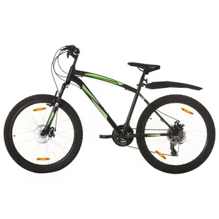 vidaXL Lumarko , 21 przerzutek, koła 26'', rama 42 cm, czarny 3067226 - Rowery - miniaturka - grafika 1