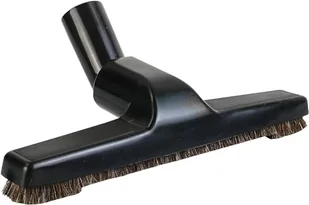 Selgo Uniwersalna szczotka podłogowa do odkurzacza z twardego drewna, średnica wewnętrzna 32 mm, z miękkim włosiem końskiego włosia, szerokość 25 cm (czarna - plastikowa) - Akcesoria do odkurzaczy - miniaturka - grafika 1