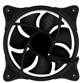 Chłodzenie procesora - Aerocool ECLIPSE ARGB DUAL SLIM RING LED Wentylator 120x120x25mm + 6PIN adapter - miniaturka - grafika 1