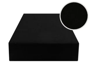 Prześcieradło Z Gumką 140X200 Jersey Czarny - Prześcieradła - miniaturka - grafika 1