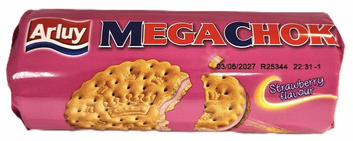 DELICPOL CIASTKA MARKIZY 180G TRUSKAWKOWE MEGA CHOK