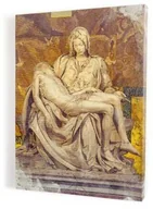 Ikony i obrazy sakralne - Pieta, obraz na płótnie canvas - miniaturka - grafika 1