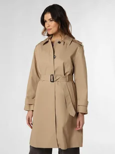 Tommy Hilfiger Płaszcz damski Kobiety Bawełna beżowy jednolity, 40 - Płaszcze damskie - miniaturka - grafika 1